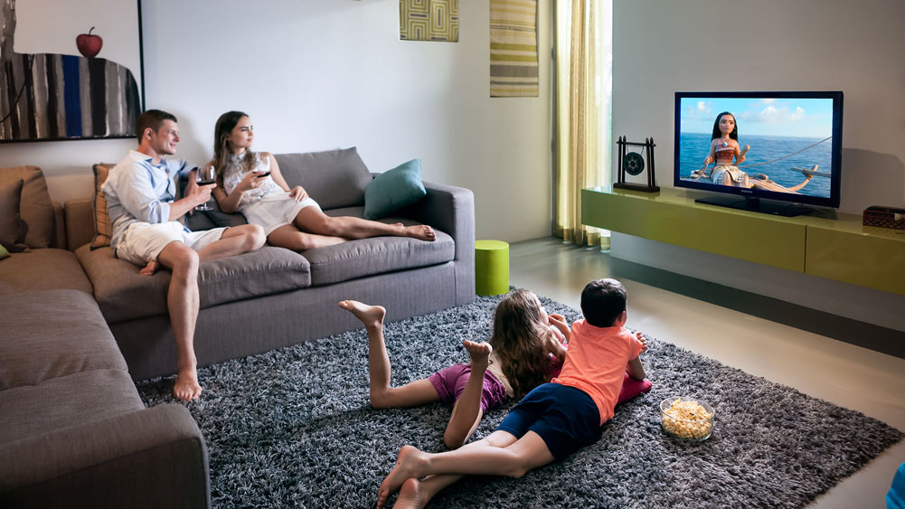 Villa Sammasan - Family movie time